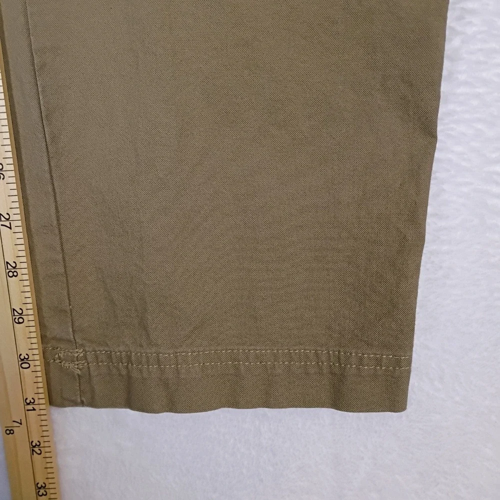 Columbia Sportswear Pants Men's 36x32 (38x31) Olive Cargo Deep Pockets Cotton